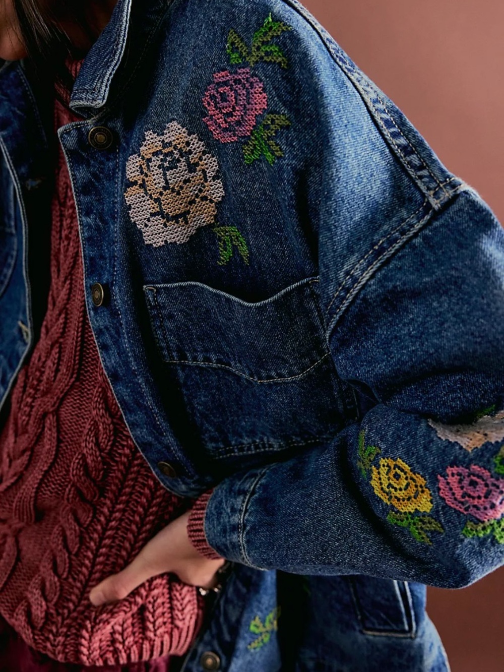 We the free madison city Embroidered Jacket - Picture 5 of 8